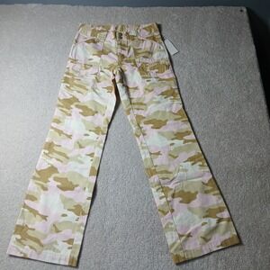 Gap Size 14 Girls Teen Pants Mid Rise TW Carpenter Pink Camo
